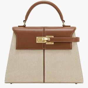 JW PEI Brown and Cream Satchel, brand new